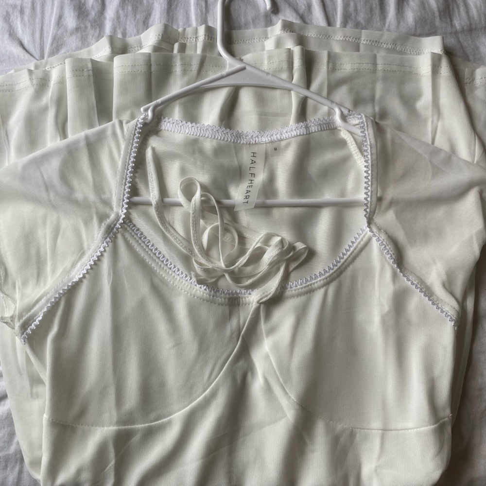 Nasty Gal White Mini dress size medium